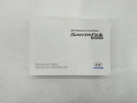 2014 Hyundai Santa Fe Owners Manual Book Guide OEM Used Auto Parts - Oemusedautoparts1.com