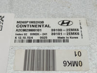 2014 Hyundai Santa Fe PCM Engine Control Computer ECU ECM PCU OEM P/N:39101-2EMK6 39103-2GAE6, 39100-2GAE6 Fits OEM Used Aut