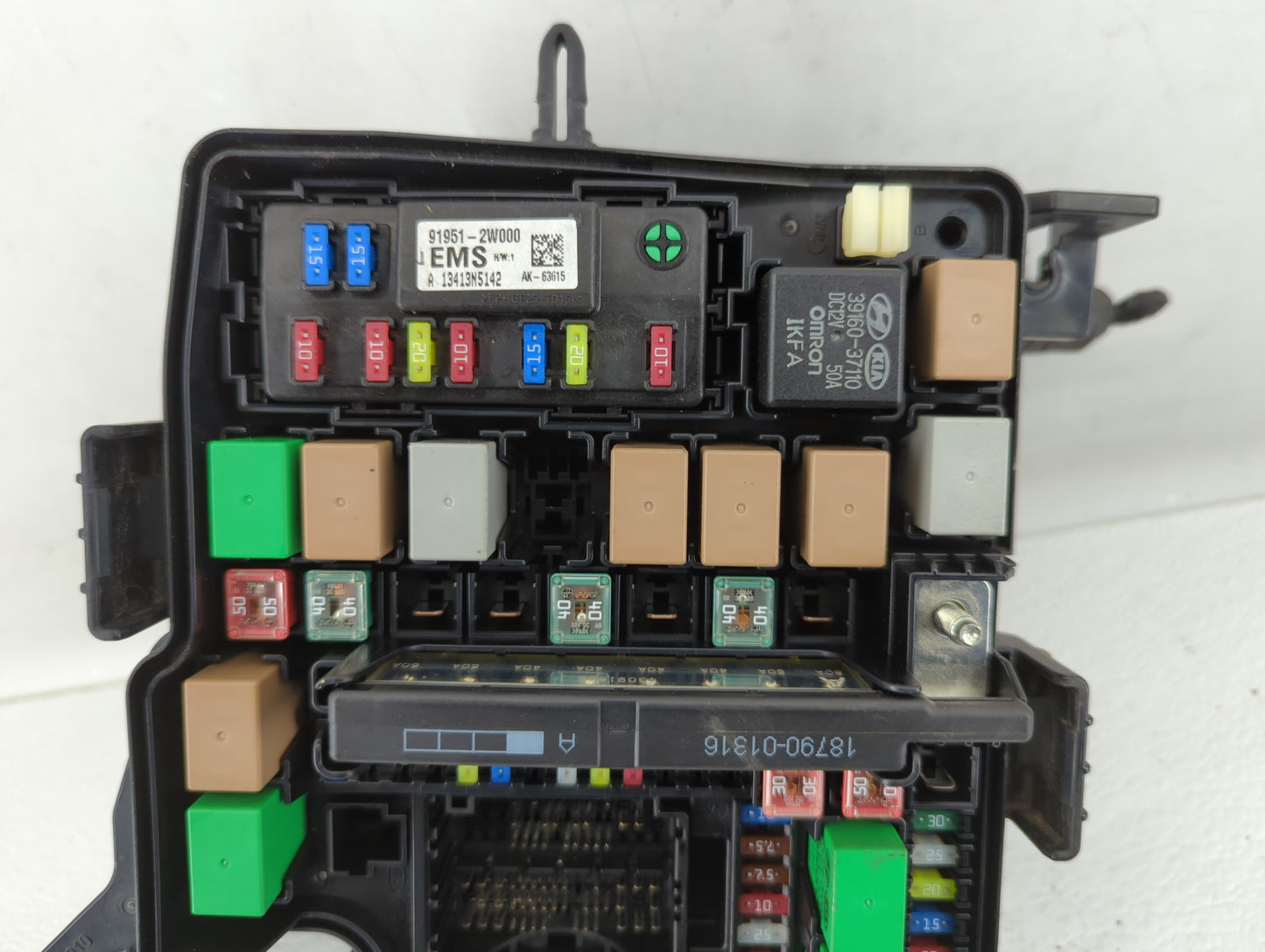 2014 Hyundai Santa Fe Fusebox Fuse Box Panel Relay Module P/N:91941-4Z010 91951-2W000 Fits OEM Used Auto Parts - Oemusedauto