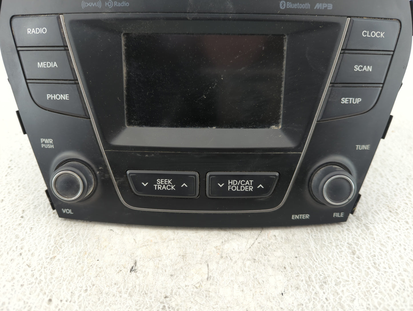 2013-2016 Hyundai Santa Fe Radio AM FM Cd Player Receiver Replacement P/N:96180-B89514X Fits Fits 2013 2014 2015 2016 OEM Us