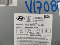 2013-2016 Hyundai Santa Fe Radio AM FM Cd Player Receiver Replacement P/N:96180-B89514X Fits Fits 2013 2014 2015 2016 OEM Us