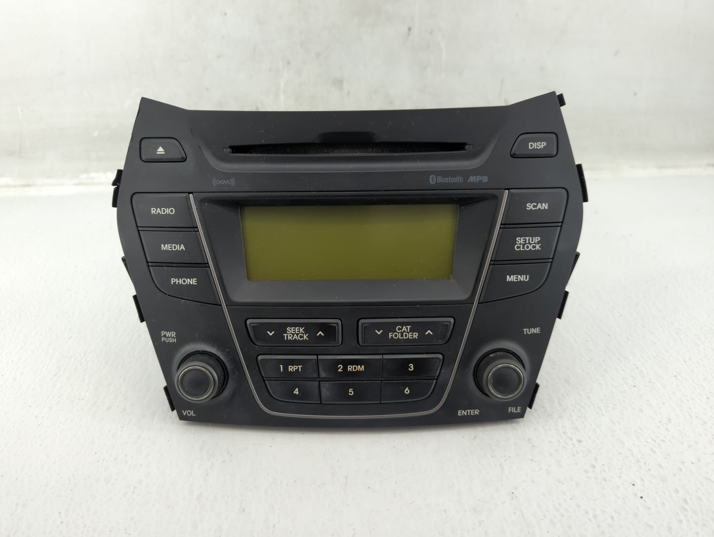 2013-2014 Hyundai Santa Fe Radio AM FM Cd Player Receiver Replacement P/N:96170-4Z1014X Fits Fits 2013 2014 OEM Used Auto Pa