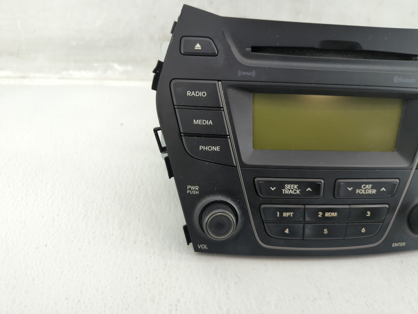 2013-2014 Hyundai Santa Fe Radio AM FM Cd Player Receiver Replacement P/N:96170-4Z1014X Fits Fits 2013 2014 OEM Used Auto Pa