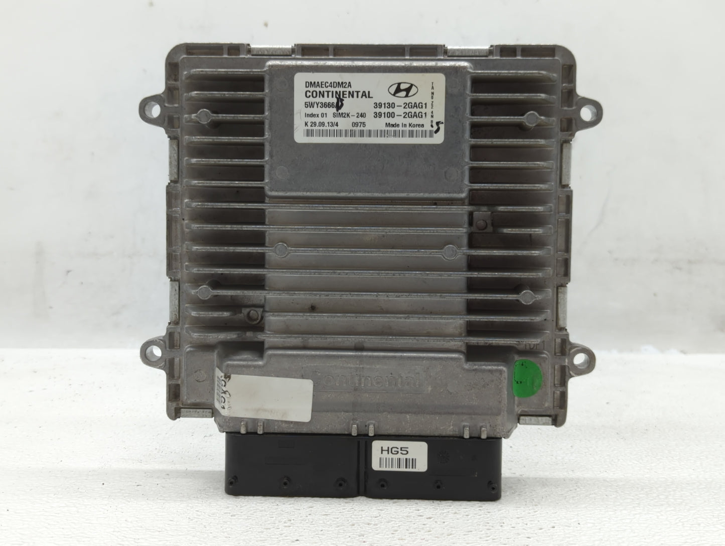 2014 Hyundai Santa Fe PCM Engine Control Computer ECU ECM PCU OEM P/N:39130-2GAG1 Fits OEM Used Auto Parts - Oemusedautopart