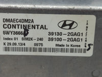 2014 Hyundai Santa Fe PCM Engine Control Computer ECU ECM PCU OEM P/N:39130-2GAG1 Fits OEM Used Auto Parts - Oemusedautopart