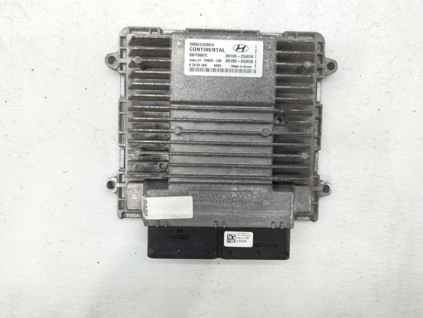 2014 Hyundai Santa Fe PCM Engine Control Computer ECU ECM PCU OEM P/N:39100-2GAG7 39130-2GAG7 Fits OEM Used Auto Parts - Oem
