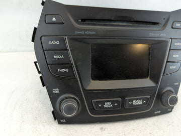 2013-2016 Hyundai Santa Fe Radio AM FM Cd Player Receiver Replacement P/N:96180-B89514X Fits Fits 2013 2014 2015 2016 OEM Used Auto Parts