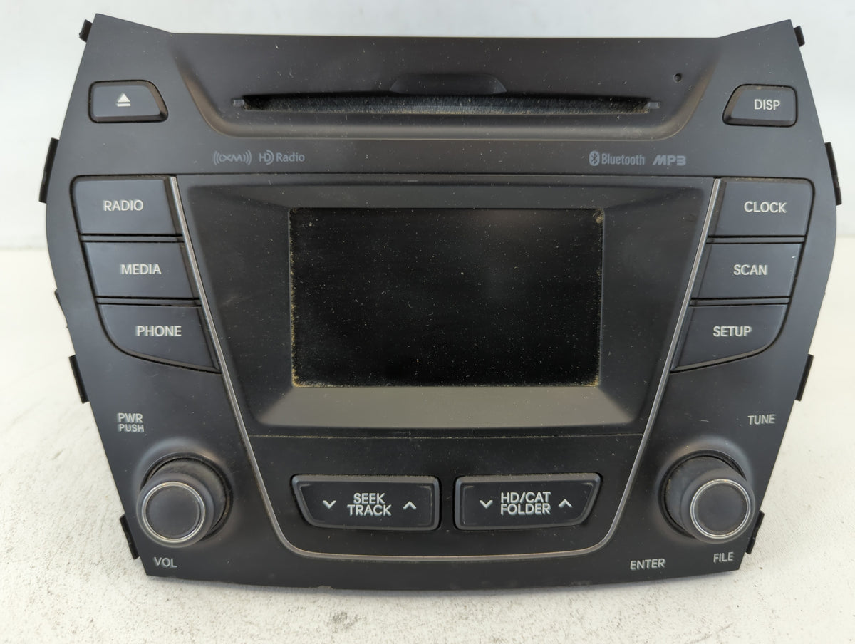 2013-2016 Hyundai Santa Fe Radio AM FM Cd Player Receiver Replacement P/N:96180-B89514X Fits Fits 2013 2014 2015 2016 OEM Us