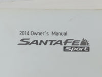 2014 Hyundai Santa Fe Owners Manual Book Guide P/N:AZW0-EU42E OEM Used Auto Parts - Oemusedautoparts1.com