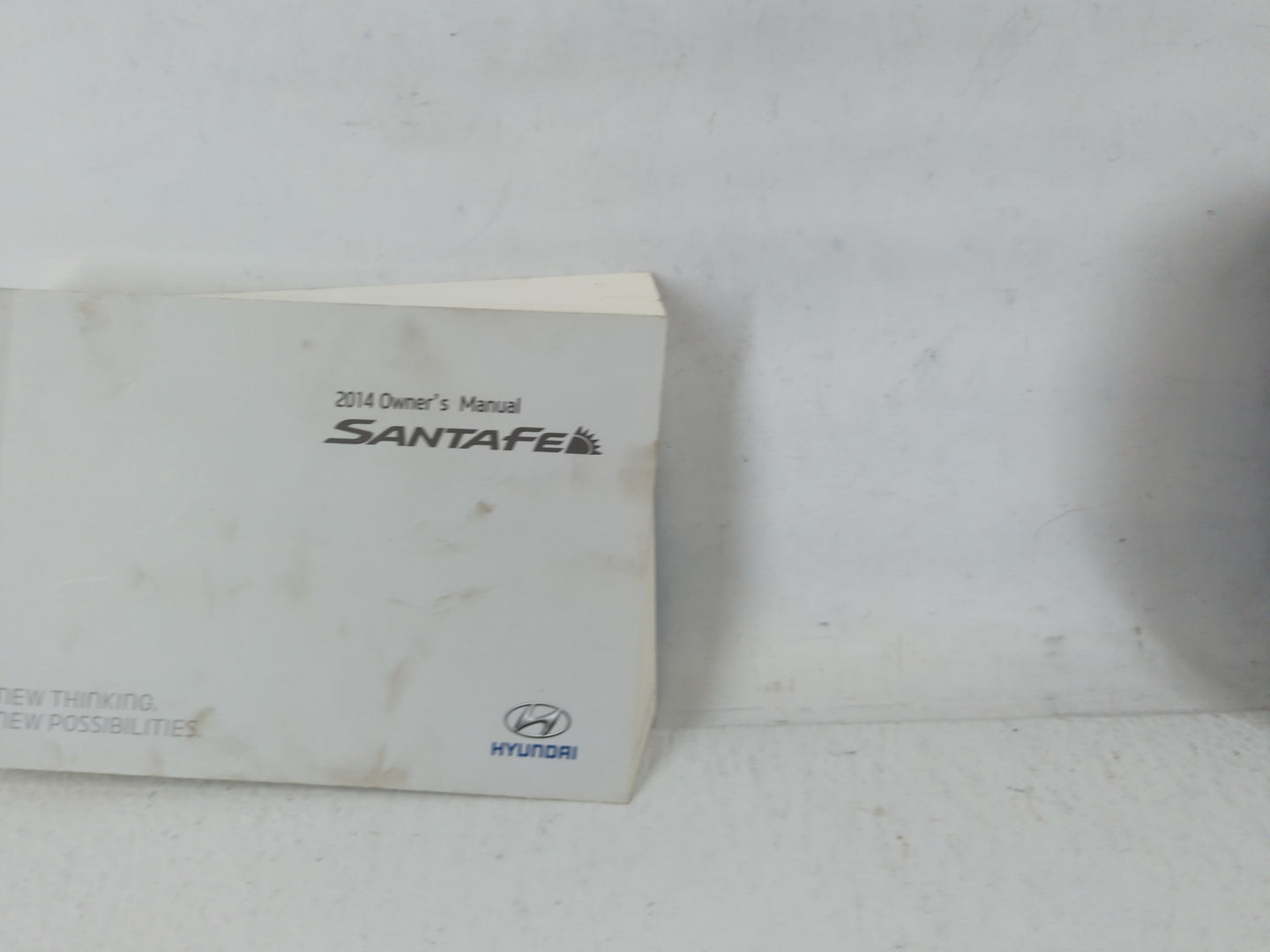 2014 Hyundai Santa Fe Owners Manual Book Guide P/N:EB80-EU30B OEM Used Auto Parts - Oemusedautoparts1.com