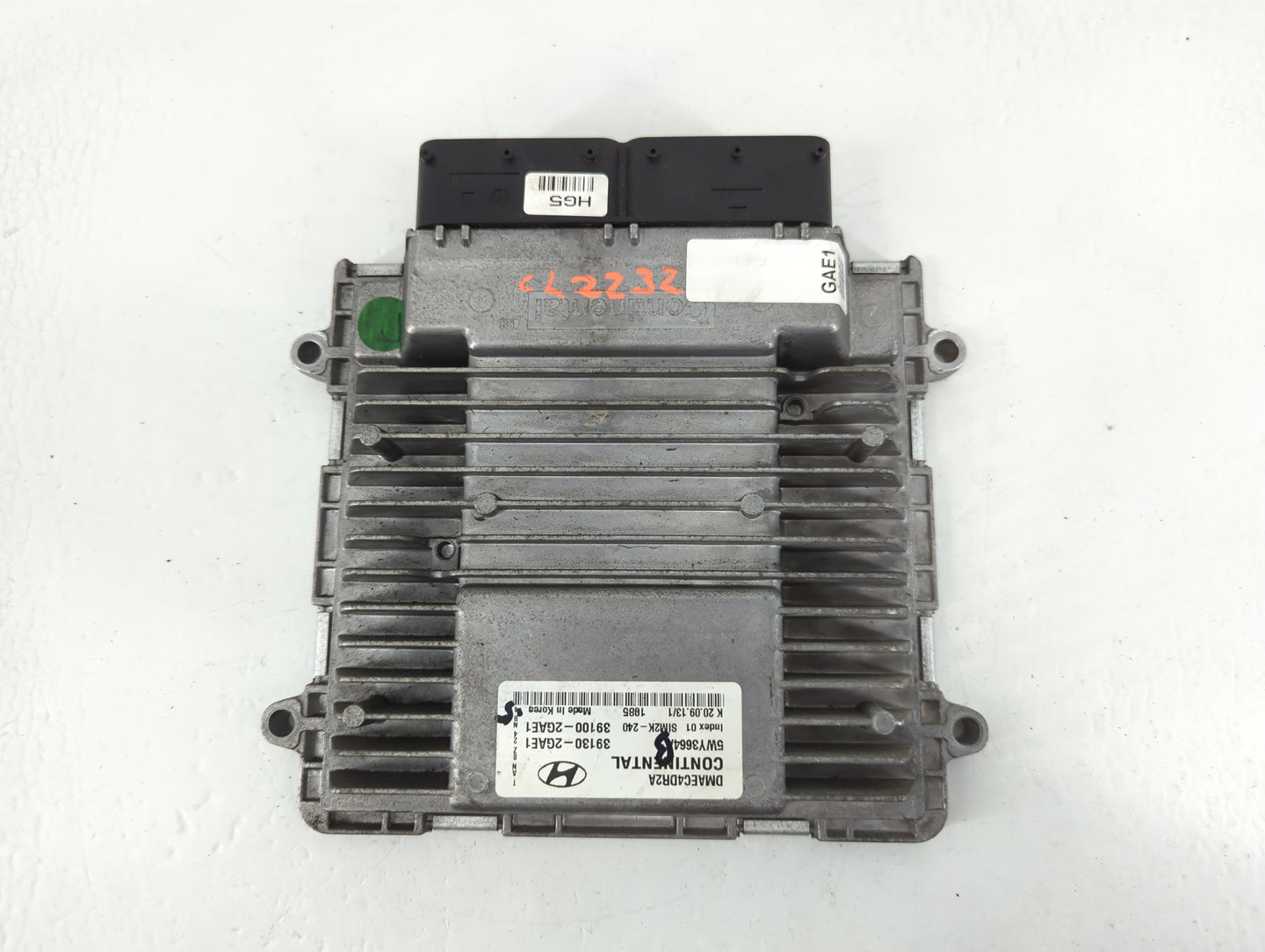 2014 Hyundai Santa Fe PCM Engine Control Computer ECU ECM PCU OEM P/N:39100-2GAE1 39130-2GAE1 Fits OEM Used Auto Parts - Oem