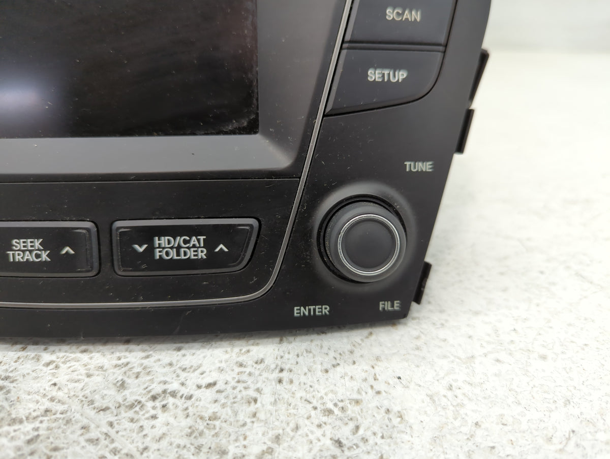 2013-2016 Hyundai Santa Fe Am Fm Cd Player Radio Receiver 713137 - Oemusedautoparts1.com