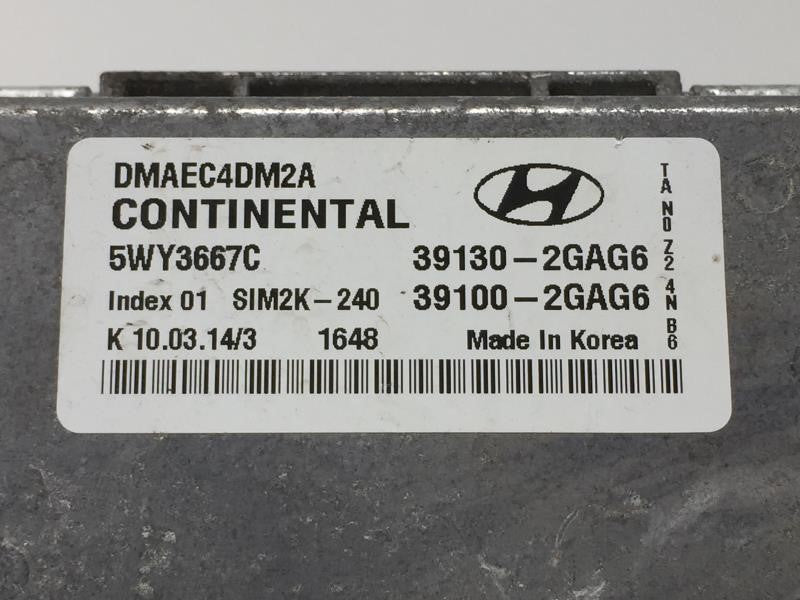 2014 Hyundai Santa Fe PCM Engine Control Computer ECU ECM PCU OEM P/N:39100-2GAG7 39130-2GAG7, 39100-2GAG5, 39130-2GAG5 Fits