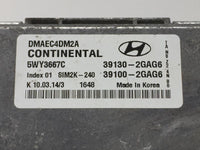 2014 Hyundai Santa Fe PCM Engine Control Computer ECU ECM PCU OEM P/N:39100-2GAG7 39130-2GAG7, 39100-2GAG5, 39130-2GAG5 Fits