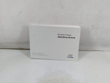 2014 Hyundai Sonata Owners Manual Book Guide P/N:A3S0-EU43G OEM Used Auto Parts - Oemusedautoparts1.com