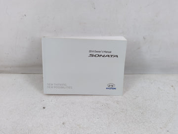 2014 Hyundai Sonata Owners Manual Book Guide P/N:A3S0-EU41E OEM Used Auto Parts - Oemusedautoparts1.com