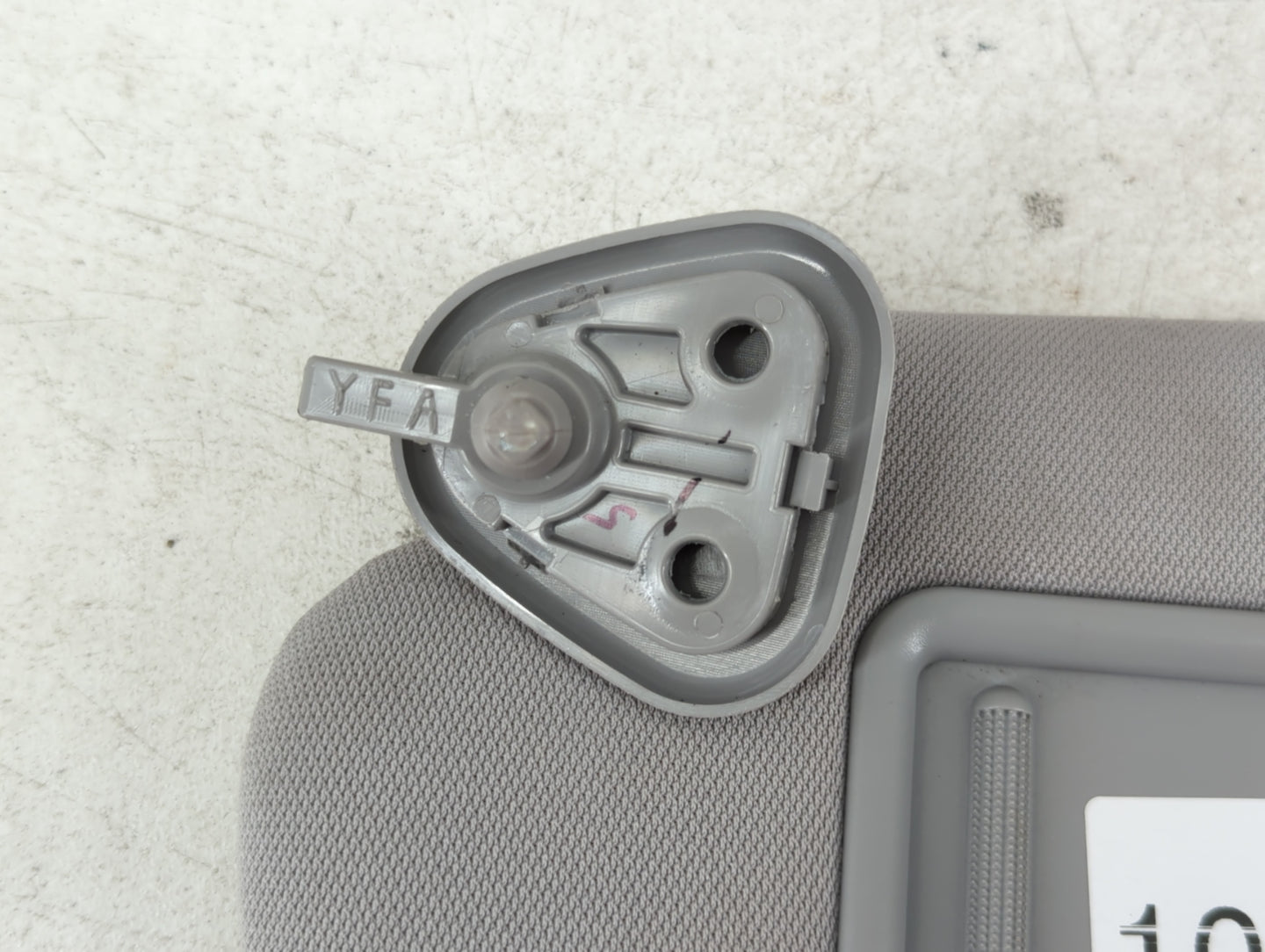 2011-2014 Hyundai Sonata Sun Visor Shade Replacement Driver Left Mirror Fits Fits 2011 2012 2013 2014 OEM Used Auto Parts - 