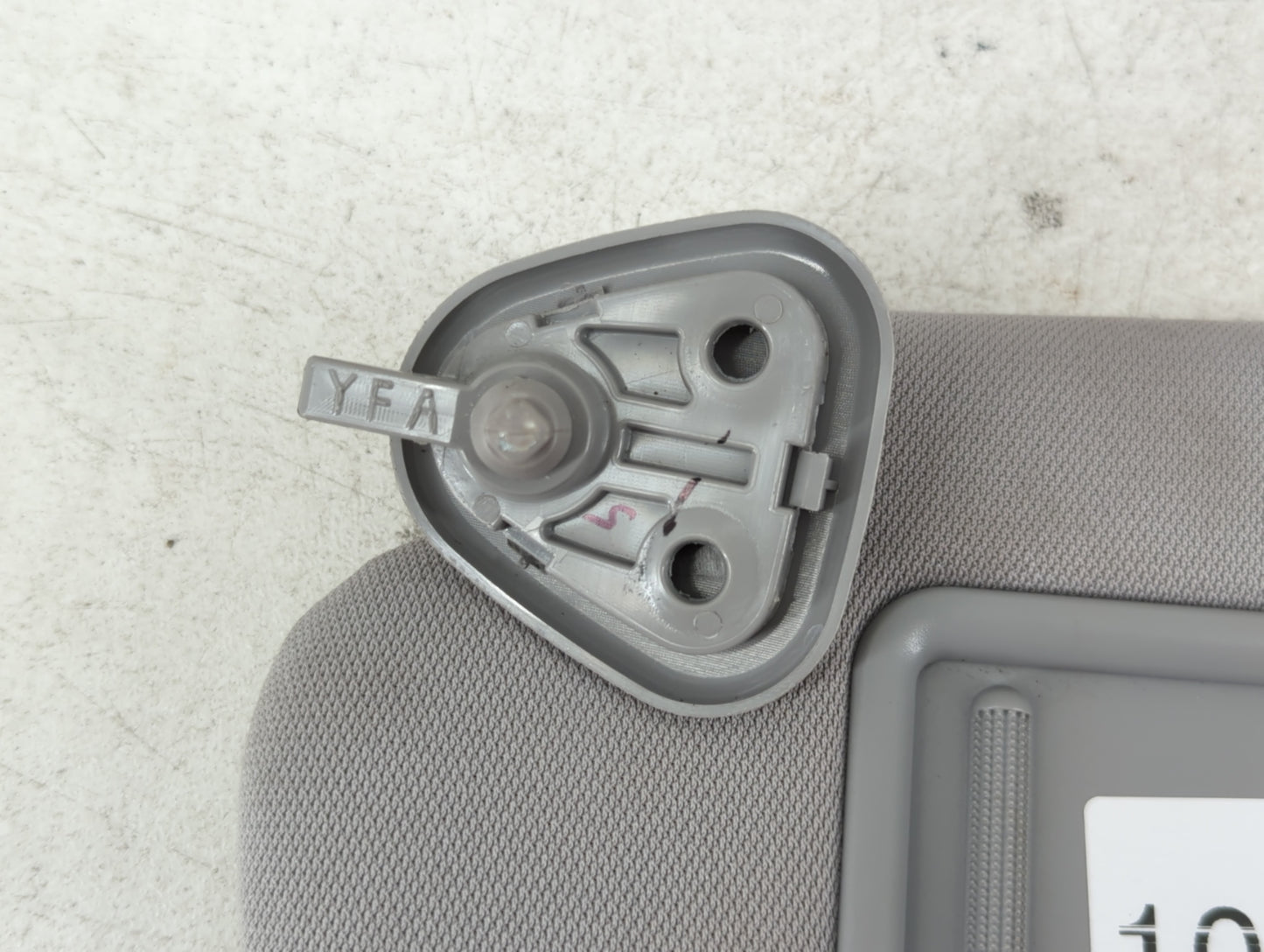 2011-2014 Hyundai Sonata Sun Visor Shade Replacement Driver Left Mirror Fits Fits 2011 2012 2013 2014 OEM Used Auto Parts - 