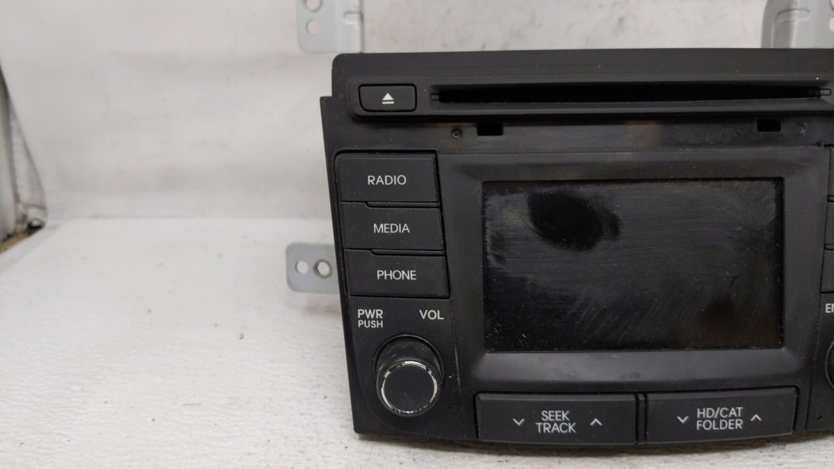 2014-2015 Hyundai Sonata Radio AM FM Cd Player Receiver Replacement P/N:96180-3Q8004X 96180-3Q8004X Fits 2014 2015 OEM Used 