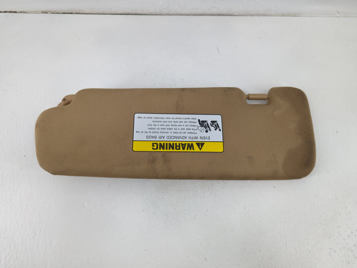 2012-2014 Hyundai Sonata Sun Visor Shade Replacement Passenger Right Mirror Fits Fits 2012 2013 2014 OEM Used Auto Parts - O
