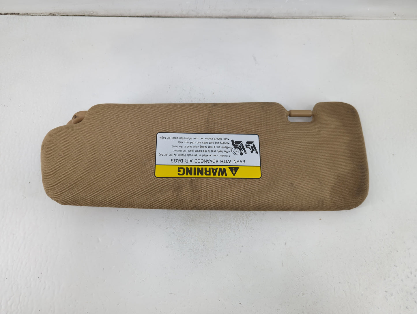 2012-2014 Hyundai Sonata Sun Visor Shade Replacement Passenger Right Mirror Fits Fits 2012 2013 2014 OEM Used Auto Parts - O