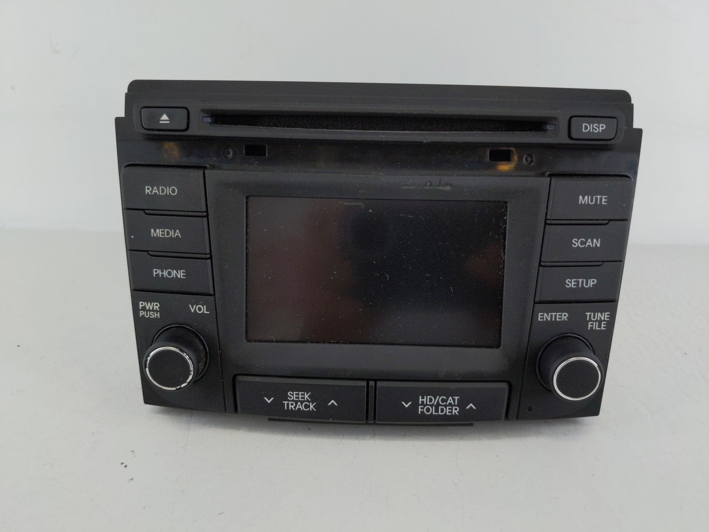 2014-2015 Hyundai Sonata Radio AM FM Cd Player Receiver Replacement P/N:96180-3Q8004X Fits Fits 2014 2015 OEM Used Auto Part