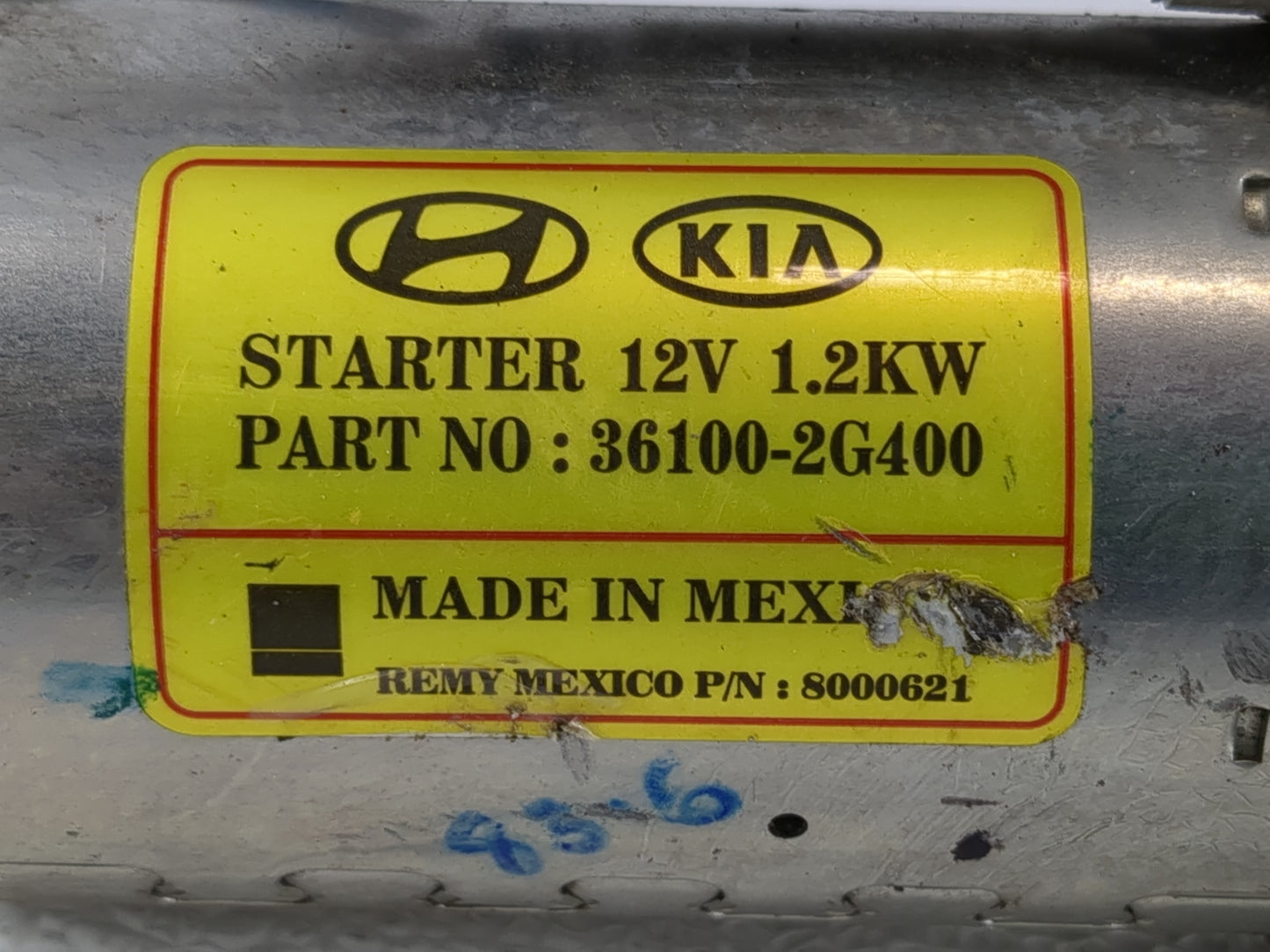 2008-2014 Hyundai Sonata Car Starter Motor Solenoid OEM P/N:36100-2G400 Fits Fits 2008 2009 2010 2011 2012 2013 2014 OEM Use