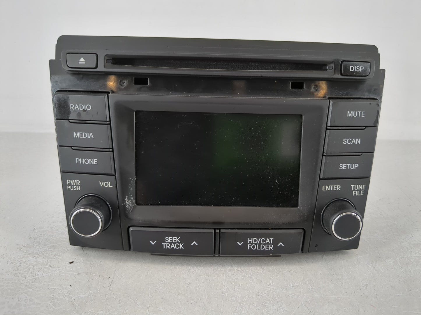 2014-2015 Hyundai Sonata Radio AM FM Cd Player Receiver Replacement P/N:96180-3Q8004X Fits Fits 2014 2015 OEM Used Auto Part