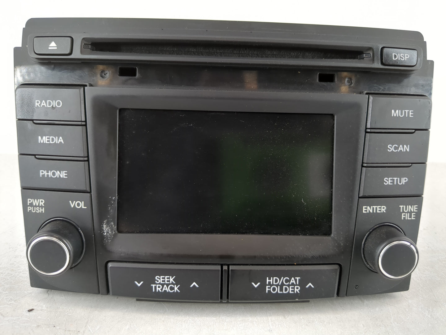 2014-2015 Hyundai Sonata Radio AM FM Cd Player Receiver Replacement P/N:96180-3Q8004X Fits Fits 2014 2015 OEM Used Auto Part