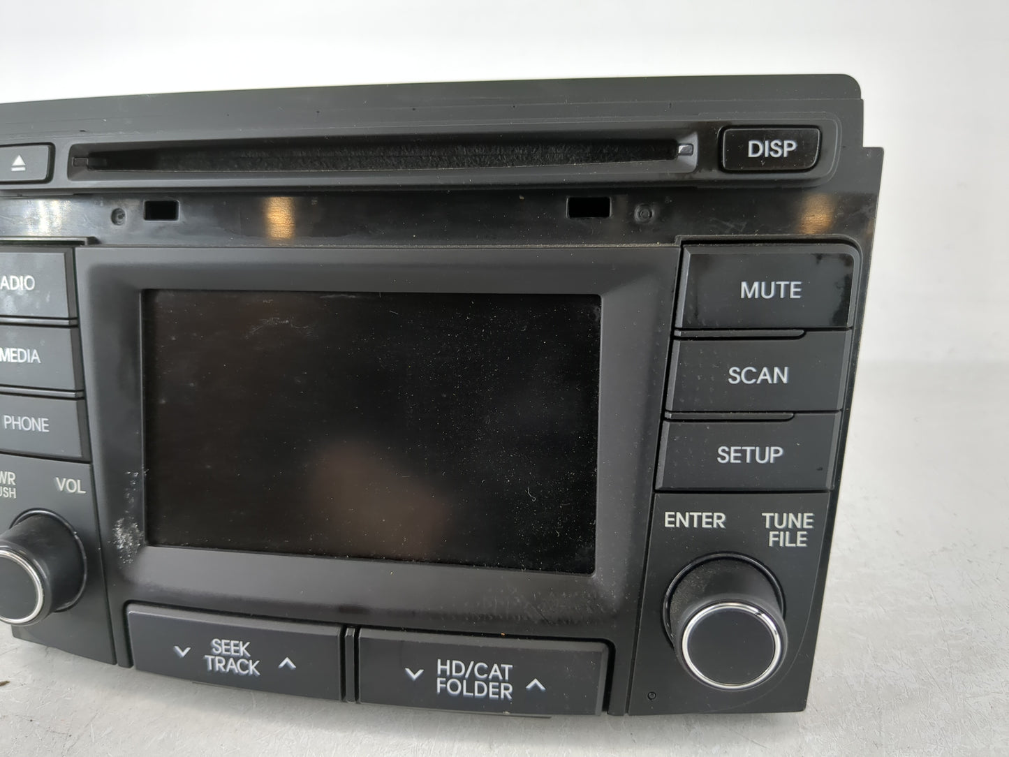 2014-2015 Hyundai Sonata Radio AM FM Cd Player Receiver Replacement P/N:96180-3Q8004X Fits Fits 2014 2015 OEM Used Auto Part