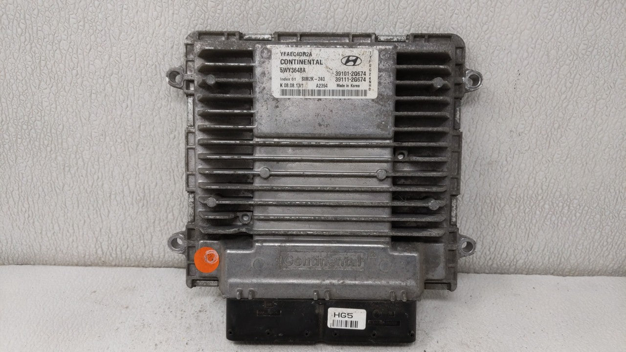 2011-2014 Hyundai Sonata PCM Engine Control Computer ECU ECM PCU OEM P/N:39101-2G672 39111-2G672 Fits Fits 2011 2012 2013 20