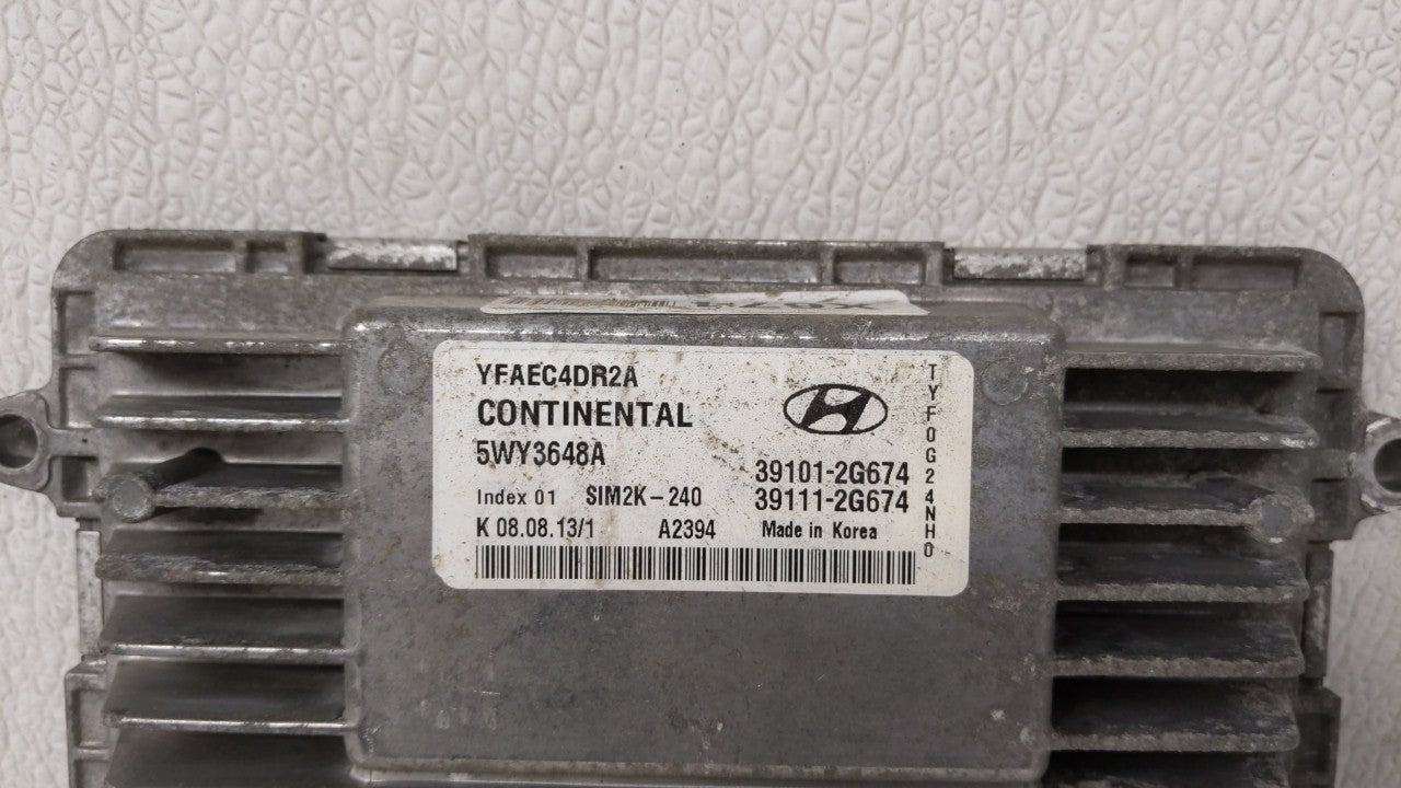 2011-2014 Hyundai Sonata PCM Engine Control Computer ECU ECM PCU OEM P/N:39101-2G672 39111-2G672 Fits Fits 2011 2012 2013 20