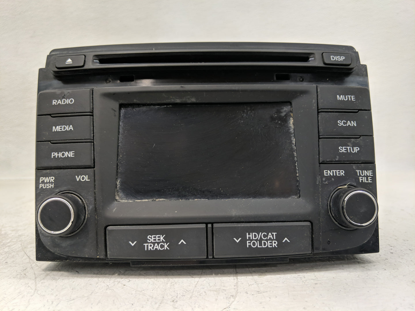 2013-2014 Hyundai Sonata Radio AM FM Cd Player Receiver Replacement P/N:96180-3Q8004X Fits Fits 2013 2014 OEM Used Auto Part