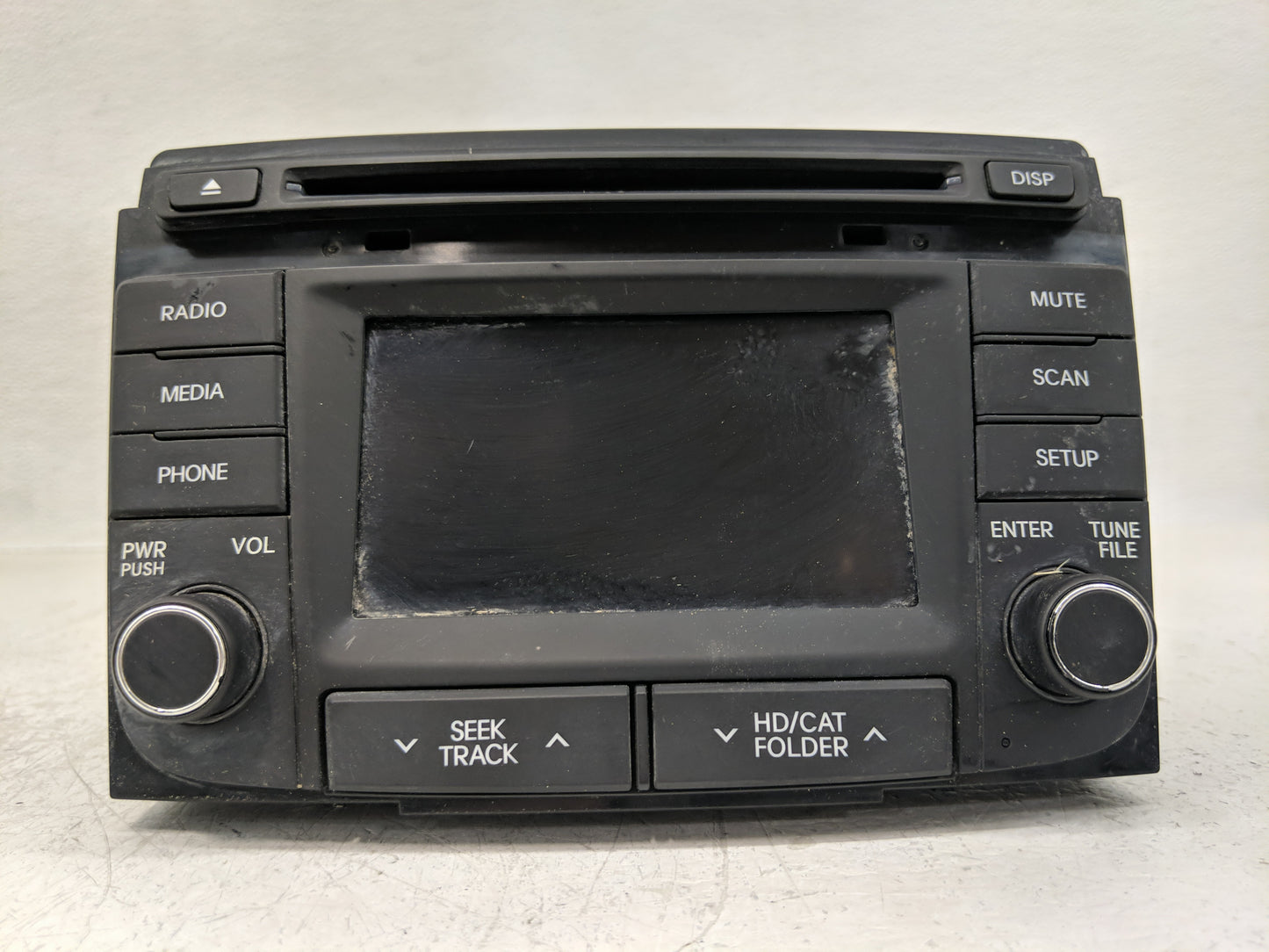 2013-2014 Hyundai Sonata Radio AM FM Cd Player Receiver Replacement P/N:96180-3Q8004X Fits Fits 2013 2014 OEM Used Auto Part