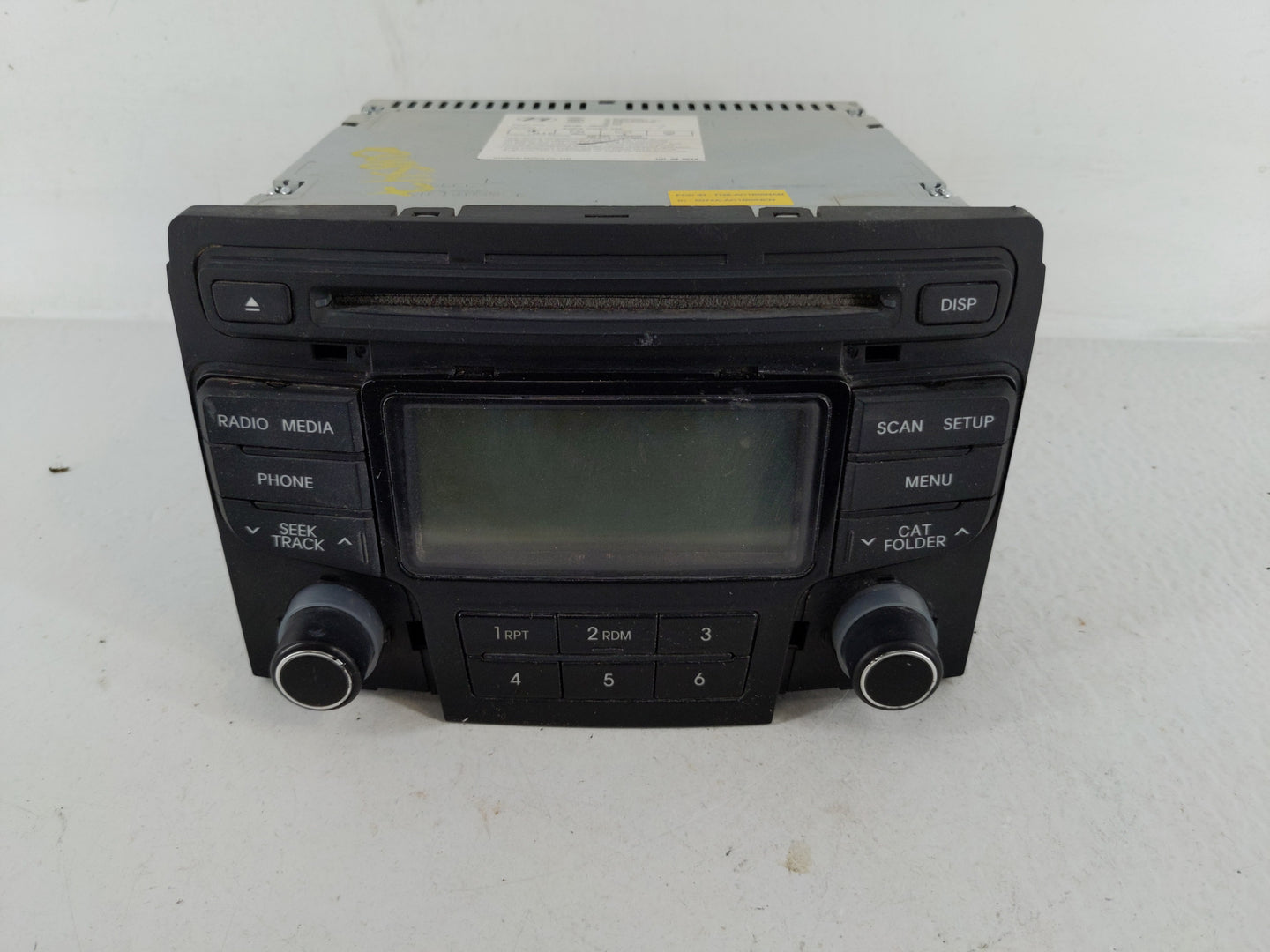 2013-2014 Hyundai Sonata Radio AM FM Cd Player Receiver Replacement P/N:96180-3Q8004X Fits Fits 2013 2014 OEM Used Auto Part