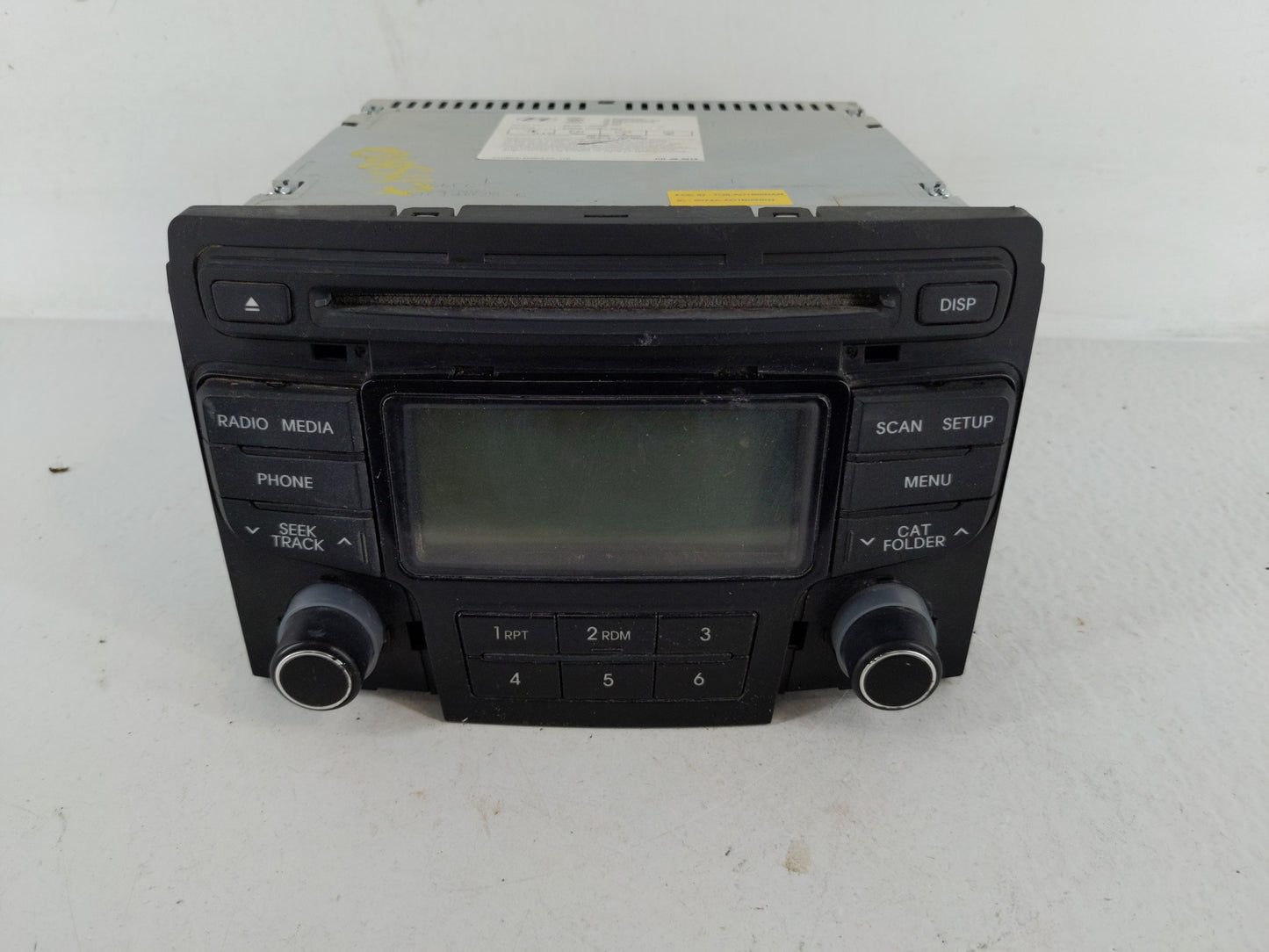 2013-2014 Hyundai Sonata Radio AM FM Cd Player Receiver Replacement P/N:96180-3Q8004X Fits Fits 2013 2014 OEM Used Auto Part