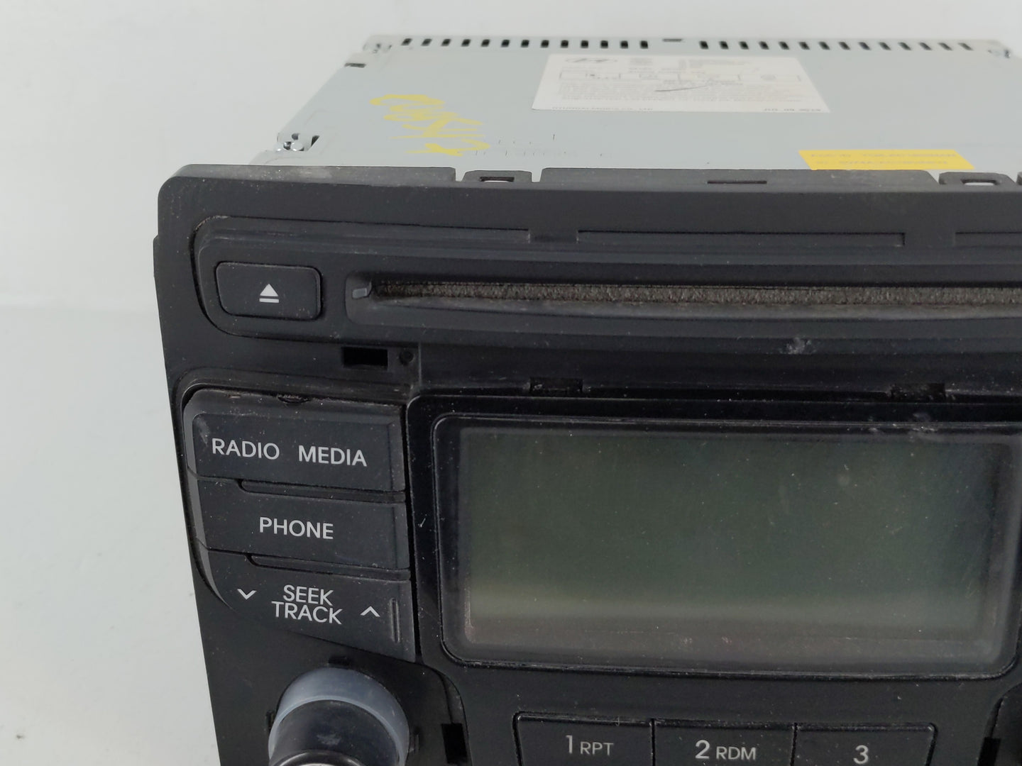2013-2014 Hyundai Sonata Radio AM FM Cd Player Receiver Replacement P/N:96180-3Q8004X Fits Fits 2013 2014 OEM Used Auto Part