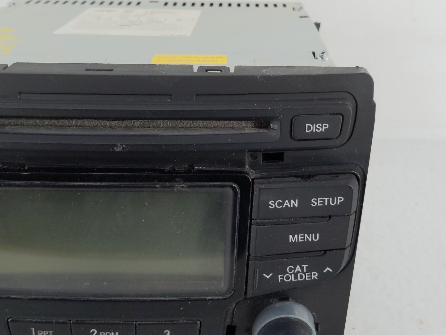 2013-2014 Hyundai Sonata Radio AM FM Cd Player Receiver Replacement P/N:96180-3Q8004X Fits Fits 2013 2014 OEM Used Auto Part