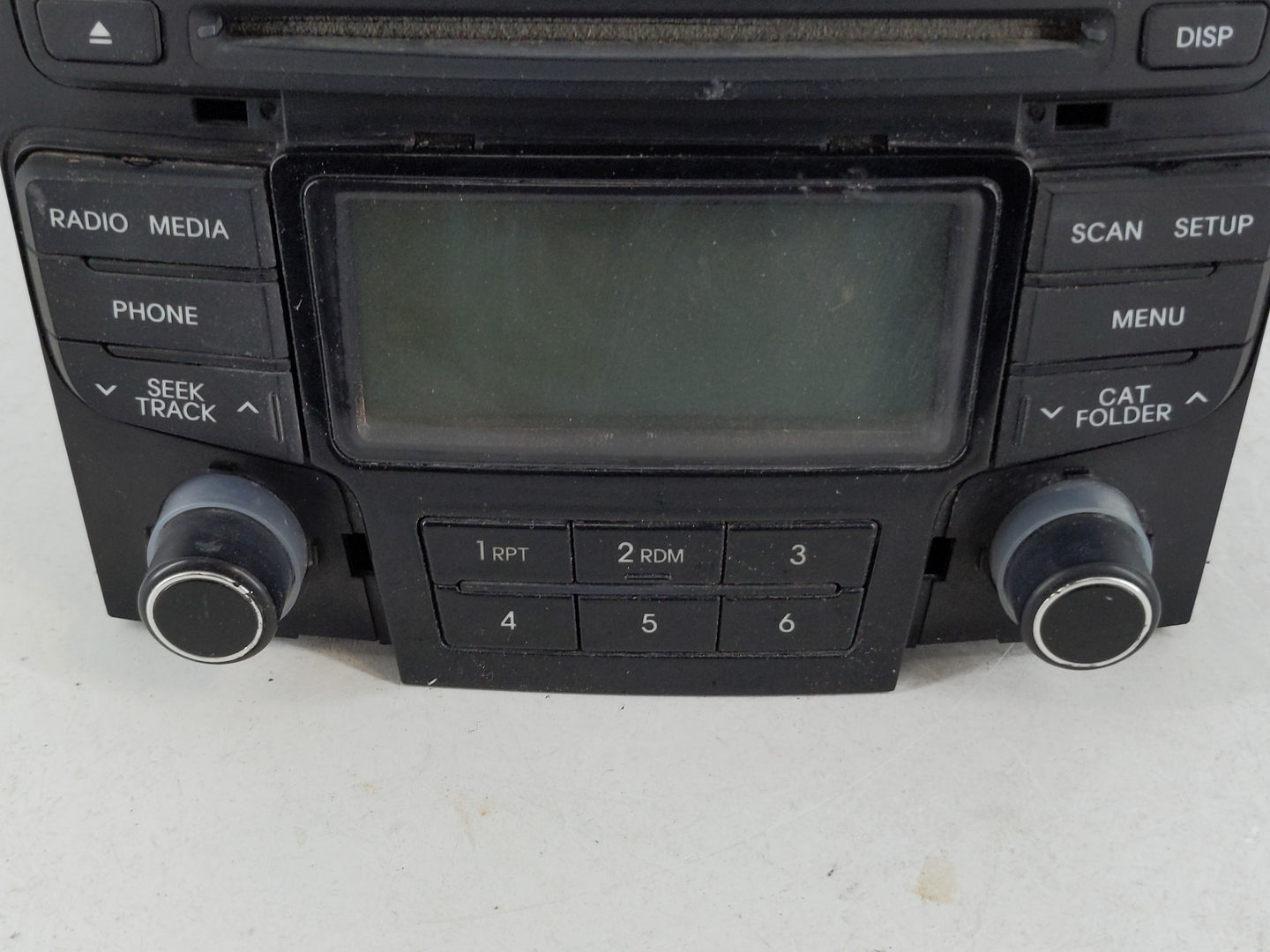 2013-2014 Hyundai Sonata Radio AM FM Cd Player Receiver Replacement P/N:96180-3Q8004X Fits Fits 2013 2014 OEM Used Auto Part