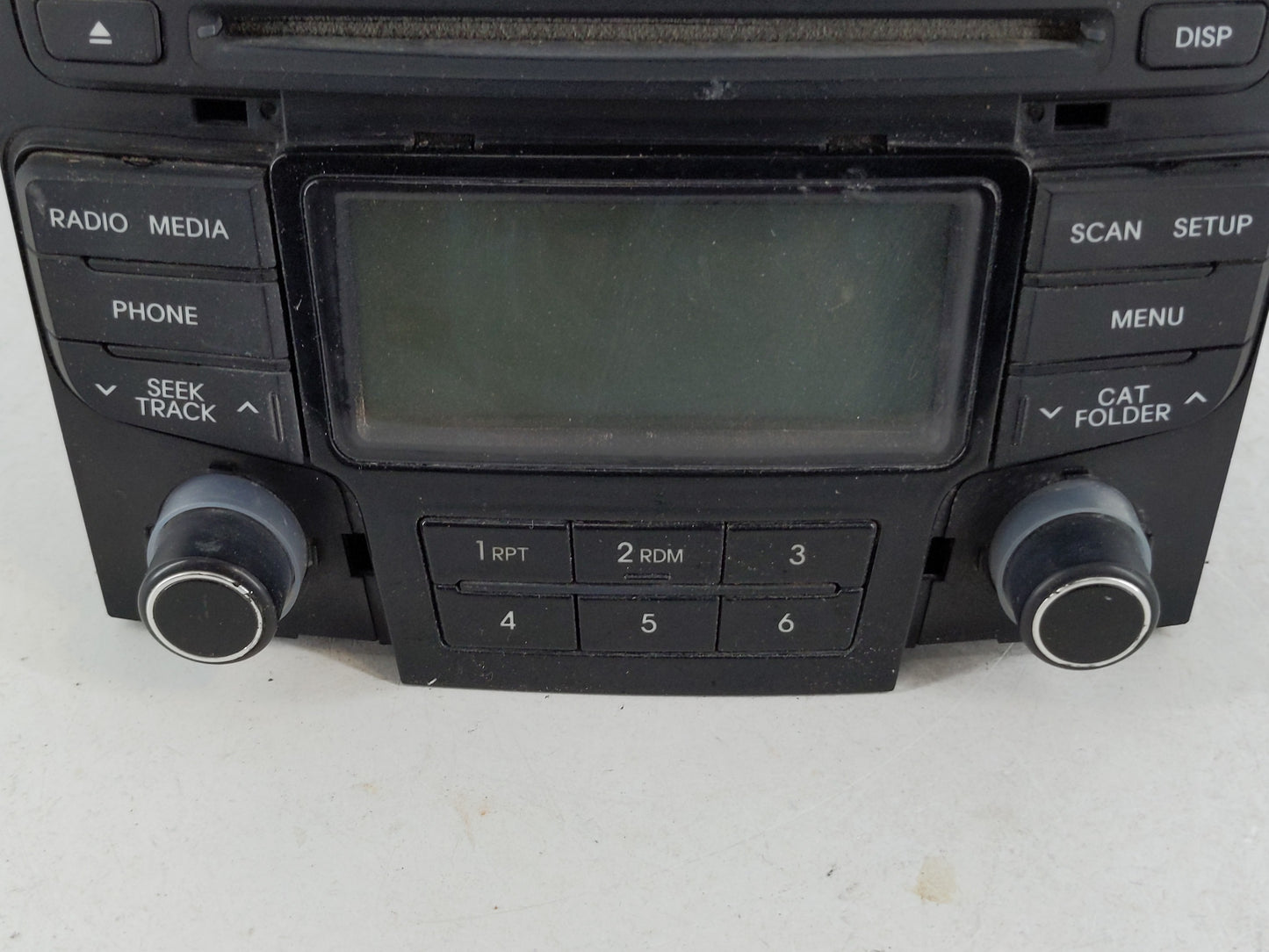 2013-2014 Hyundai Sonata Radio AM FM Cd Player Receiver Replacement P/N:96180-3Q8004X Fits Fits 2013 2014 OEM Used Auto Part