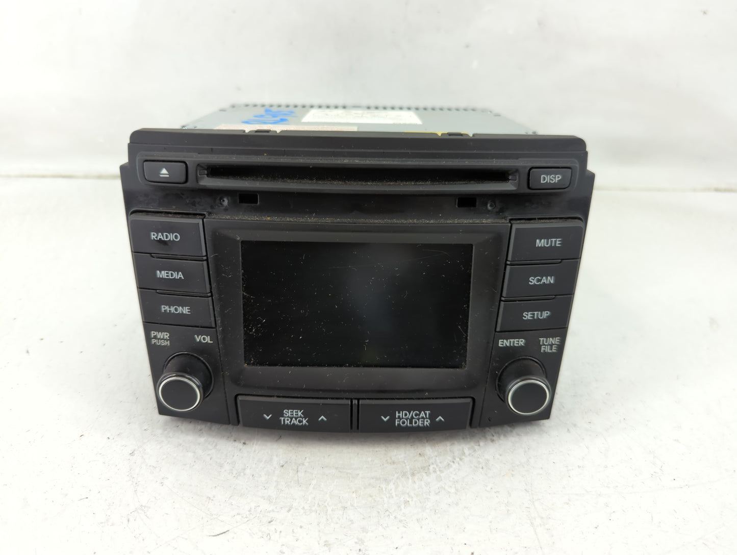 2013-2014 Hyundai Sonata Radio AM FM Cd Player Receiver Replacement P/N:96180-3Q8004X Fits Fits 2013 2014 OEM Used Auto Part