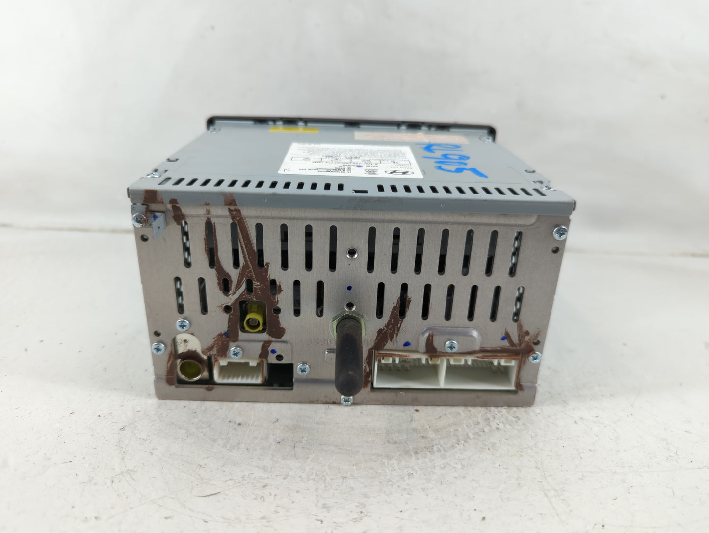 2013-2014 Hyundai Sonata Radio AM FM Cd Player Receiver Replacement P/N:96180-3Q8004X Fits Fits 2013 2014 OEM Used Auto Part