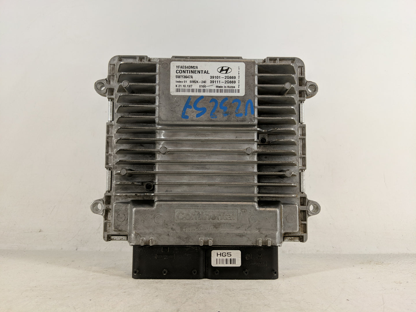 2011-2014 Hyundai Sonata PCM Engine Control Computer ECU ECM PCU OEM P/N:39111-2G669 39101-2G669 Fits Fits 2011 2012 2013 20