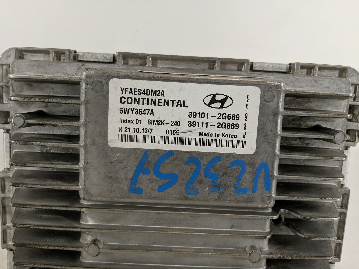 2011-2014 Hyundai Sonata PCM Engine Control Computer ECU ECM PCU OEM P/N:39111-2G669 39101-2G669 Fits Fits 2011 2012 2013 20