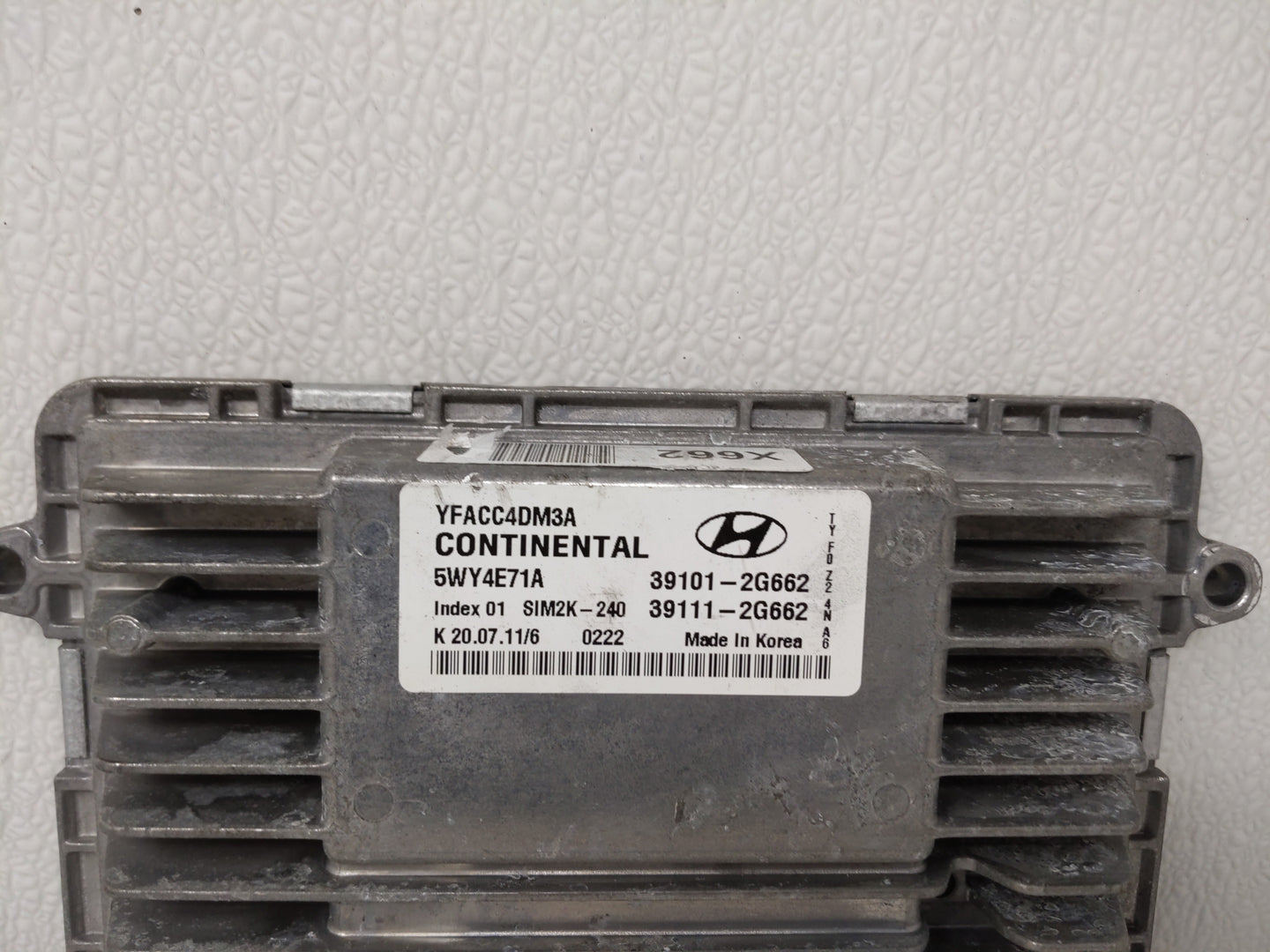 2011-2014 Hyundai Sonata PCM Engine Control Computer ECU ECM PCU OEM P/N:39101-2G672 39111-2G672 Fits Fits 2011 2012 2013 20