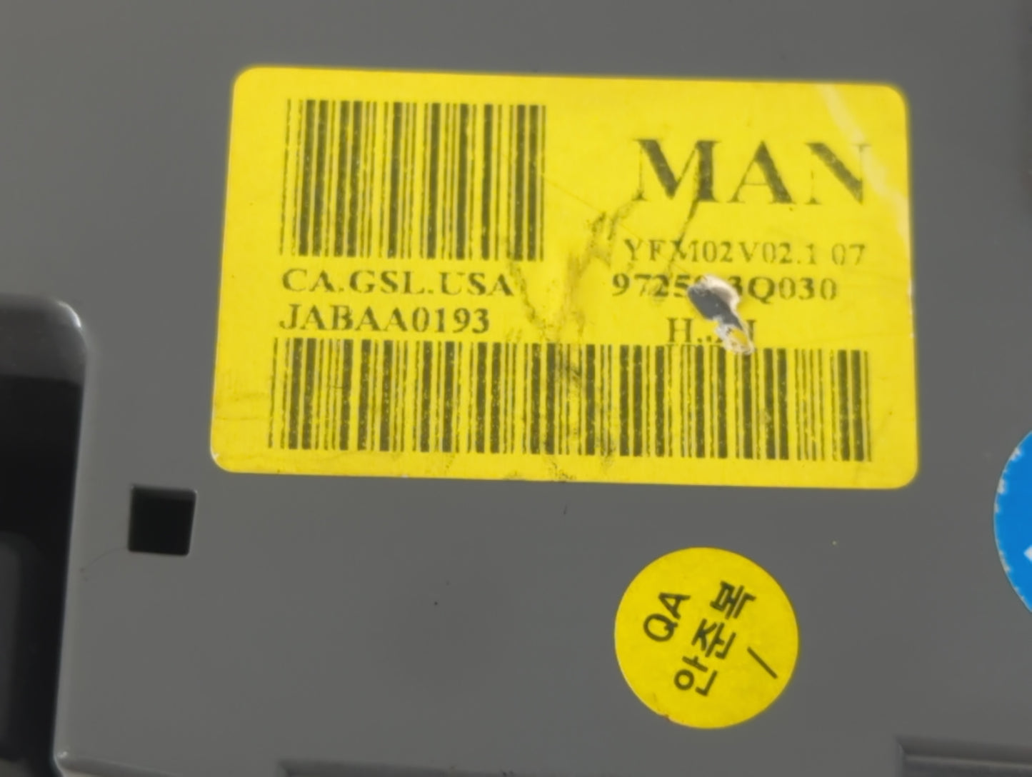 2014 Hyundai Sonata Climate Control Module Temperature AC/Heater Replacement P/N:37250-3Q030 Fits OEM Used Auto Parts - Oemu