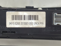 2014 Hyundai Sonata Climate Control Module Temperature AC/Heater Replacement P/N:94510-3Q500 Fits OEM Used Auto Parts - Oemu