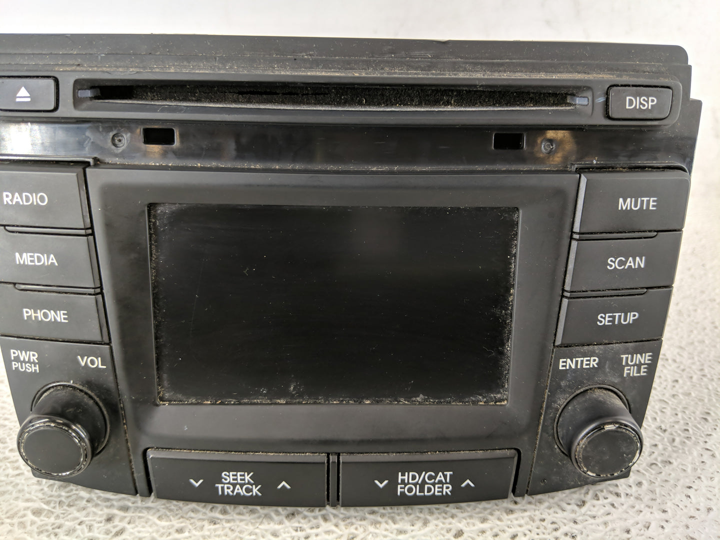 2012-2014 Hyundai Sonata Radio AM FM Cd Player Receiver Replacement P/N:96180-3Q8004X Fits Fits 2012 2013 2014 OEM Used Auto