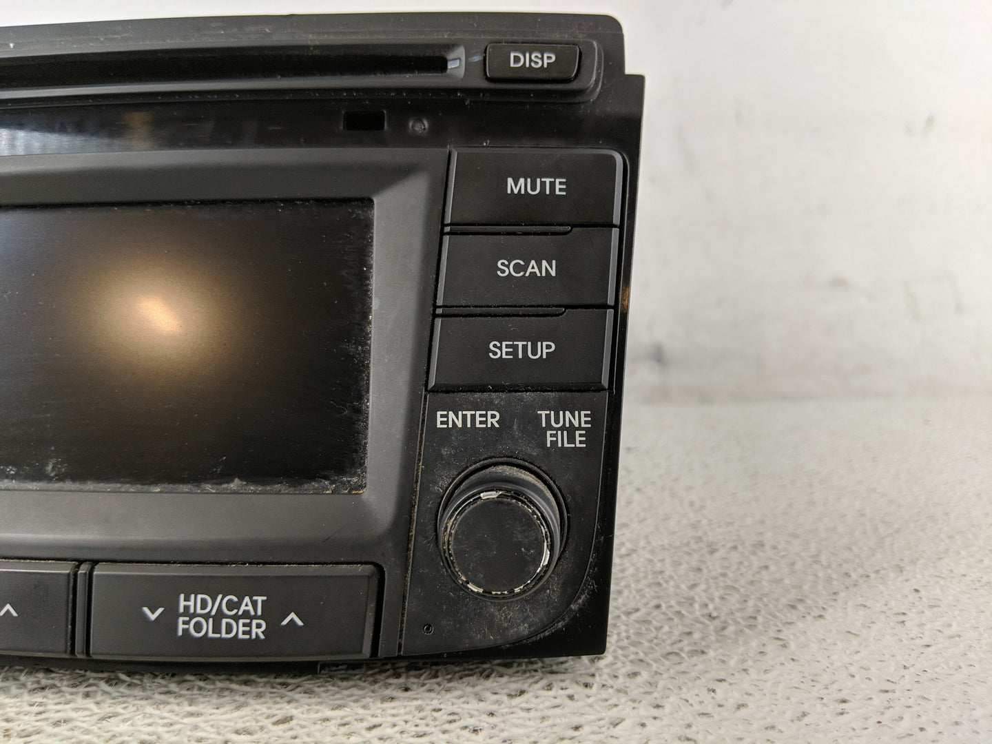 2012-2014 Hyundai Sonata Radio AM FM Cd Player Receiver Replacement P/N:96180-3Q8004X Fits Fits 2012 2013 2014 OEM Used Auto