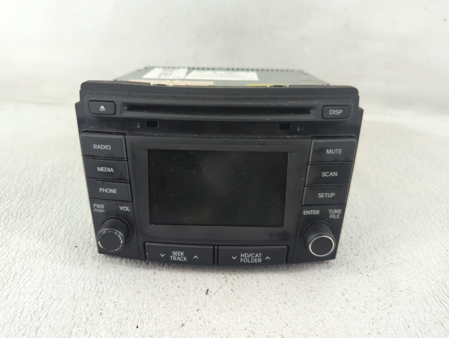 2013-2014 Hyundai Sonata Radio AM FM Cd Player Receiver Replacement P/N:96180-3Q8004X Fits Fits 2013 2014 OEM Used Auto Part